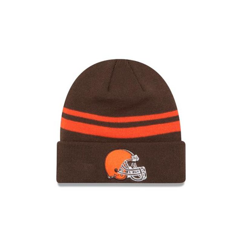 NFL Cleveland Browns Cuff Knit (ZGI6005) - Brown New Era Beanies